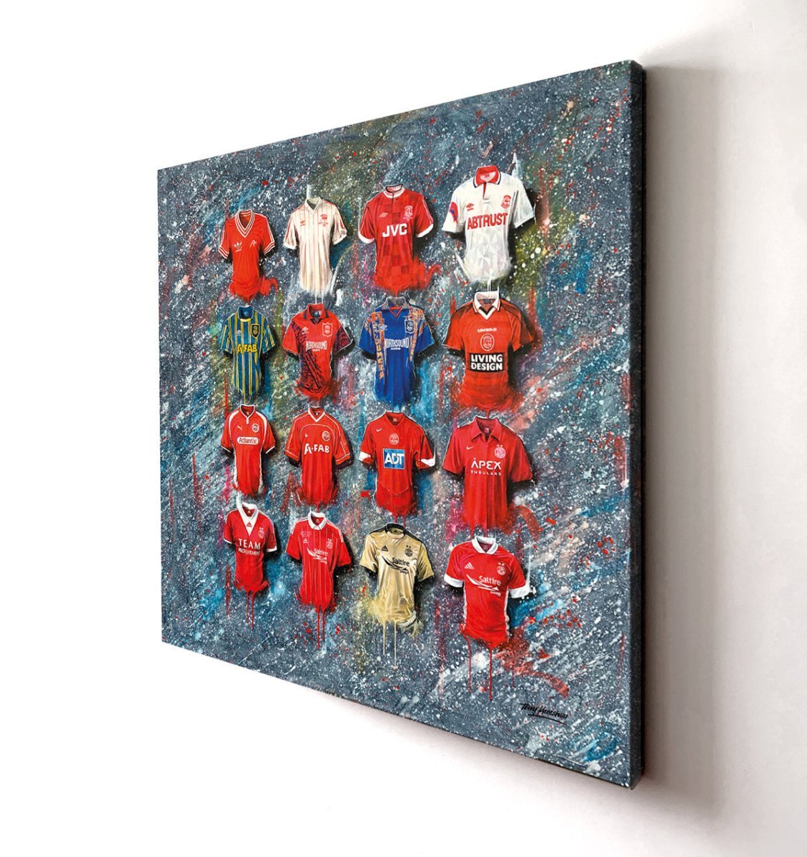 Aberdeen Shirts - 30x30 Canvases (Sale) - Terry Kneeshaw Art