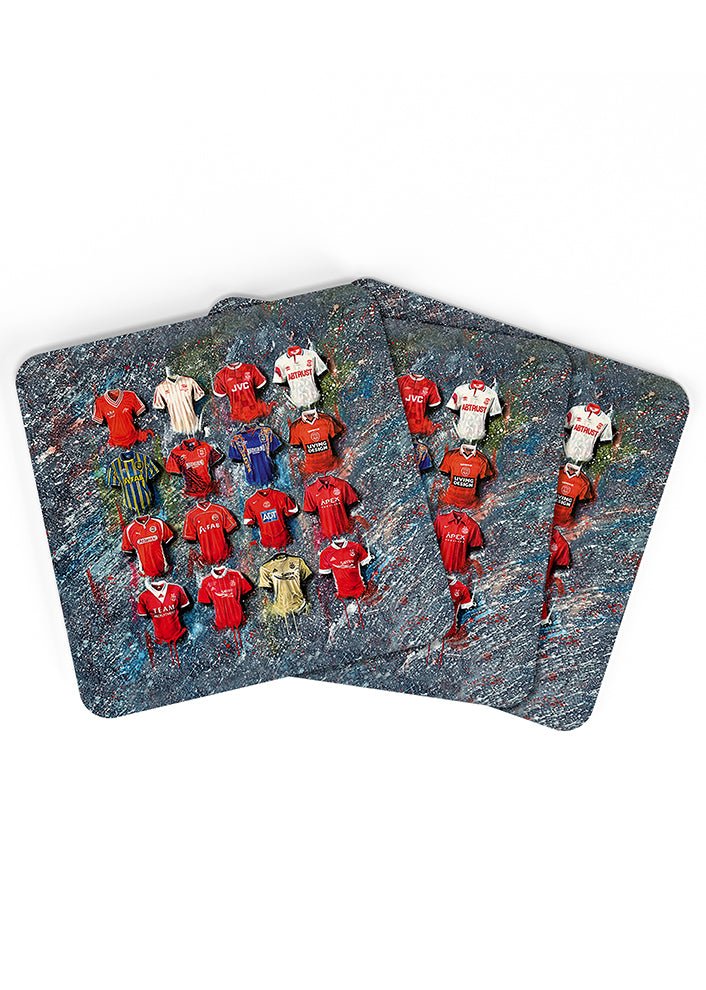 Aberdeen Shirts - A Don's Collection Coasters - Terry Kneeshaw Art