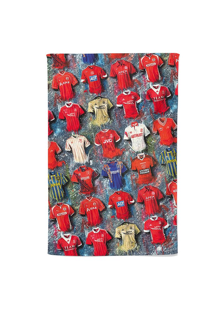 Aberdeen Shirts - A Don's Collection Tea Towel - Terry Kneeshaw Art