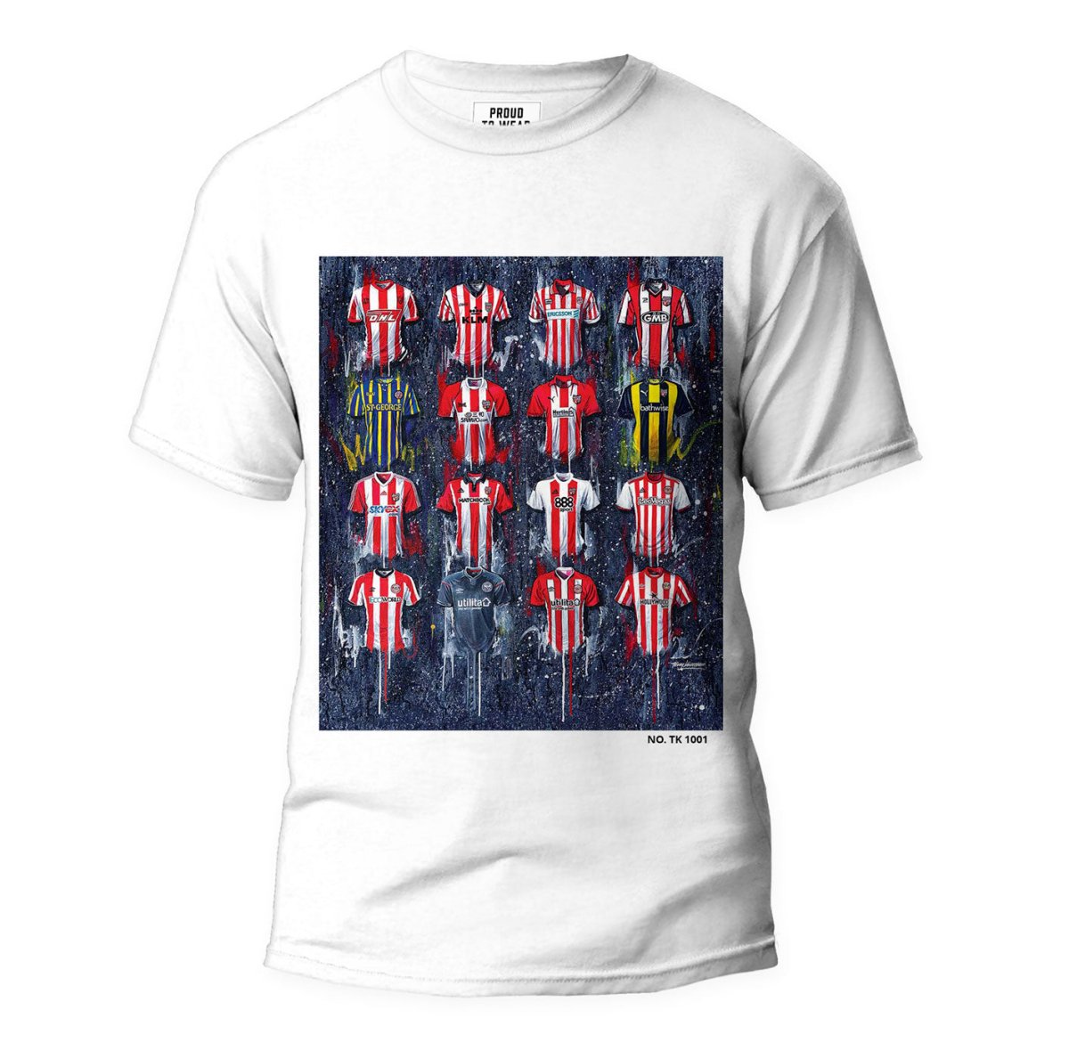 Brentford FC Bees Collection T Shirt - Terry Kneeshaw Art