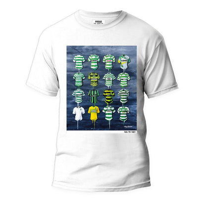 Celtic FC - A Hoops Collection T Shirt - Terry Kneeshaw Art