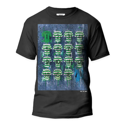 Celtic Lisbon Lions Collection T Shirt - Terry Kneeshaw Art