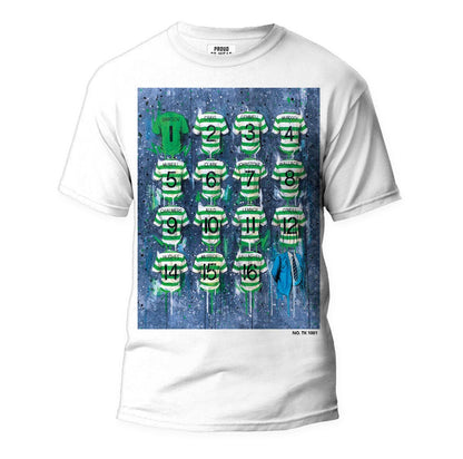 Celtic Lisbon Lions Collection T Shirt - Terry Kneeshaw Art