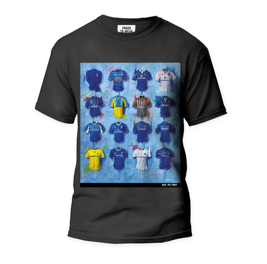 Chelsea A Blues Collection T Shirt - Terry Kneeshaw Art