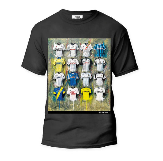 Derby FC Shirts - A Rams Collection T Shirt - Terry Kneeshaw Art