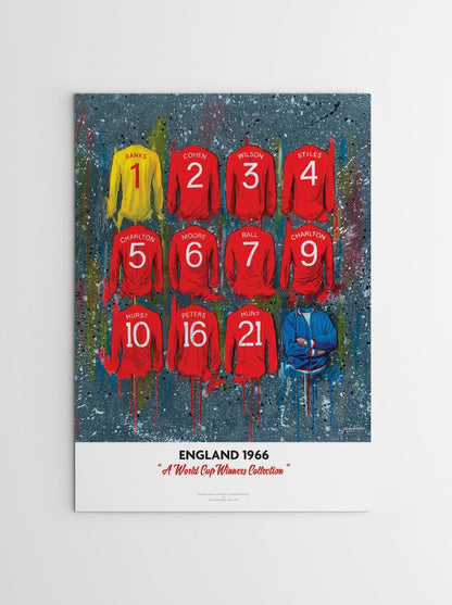 England 1966 - A World Cup Winner's Collection - Terry Kneeshaw Art