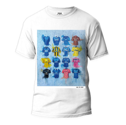 Everton FC Collection T Shirt - Terry Kneeshaw Art