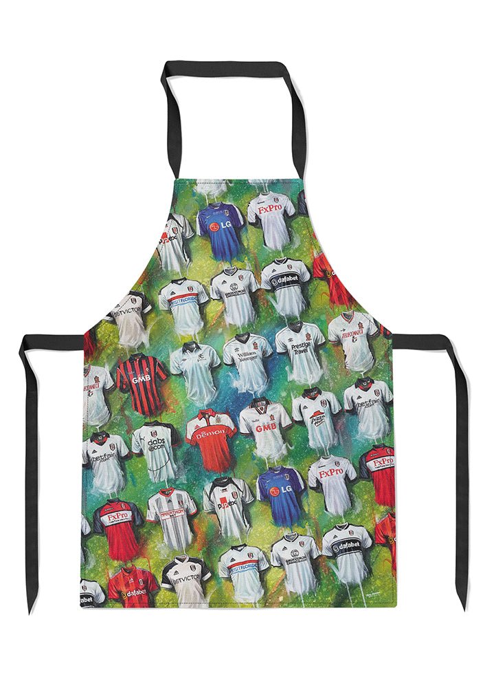 Fulham Shirts - A Cottager's Collection Apron - Terry Kneeshaw Art