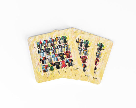 Harlequins - A Quin's Collection Coasters - Terry Kneeshaw Art