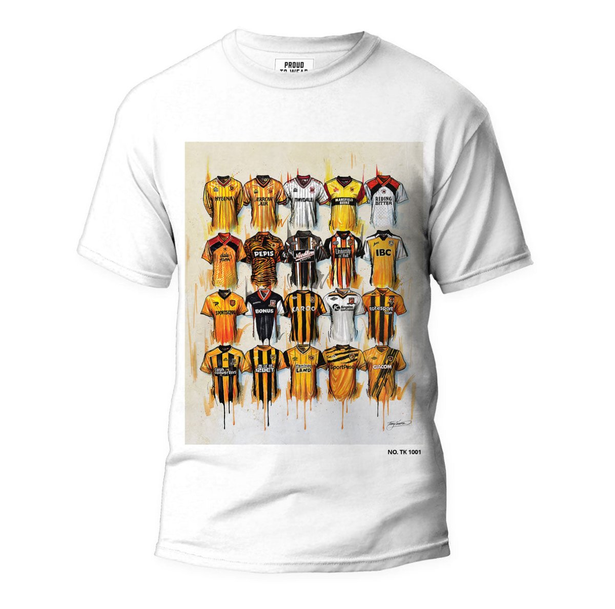 Hull City Shirts - T Shirt - Terry Kneeshaw Art