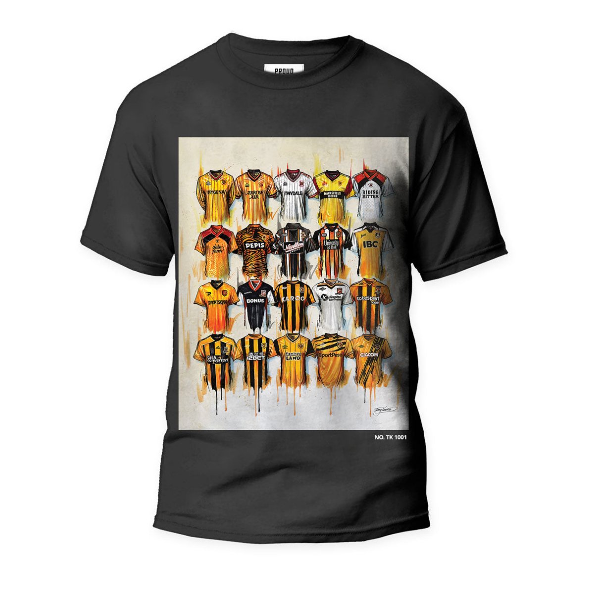 Hull City Shirts - T Shirt - Terry Kneeshaw Art