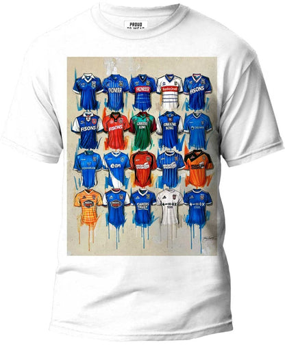 Ipswich Town - T Shirt - Terry Kneeshaw Art