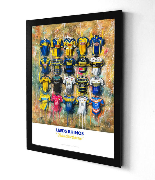 Leeds Rhinos A2 Limited Edition Print - Terry Kneeshaw Art