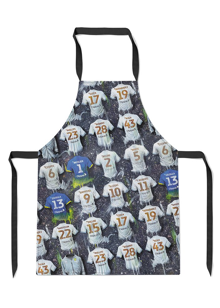 Leeds Shirts - A Champions Collection Apron - Terry Kneeshaw Art