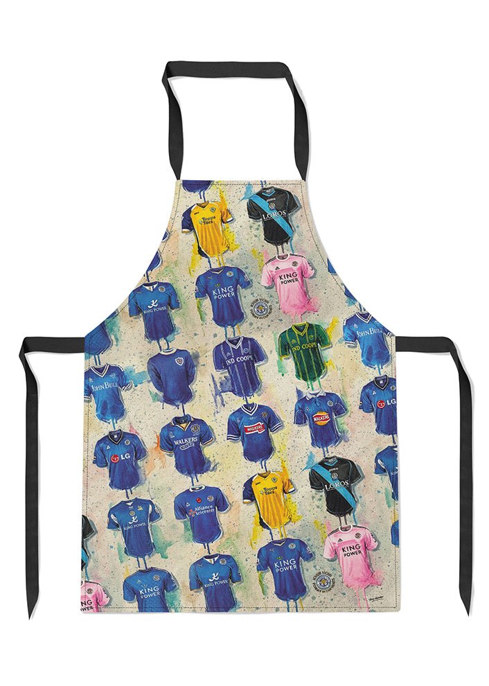 Leicester City Shirts - A Foxes Collection Apron - Terry Kneeshaw Art