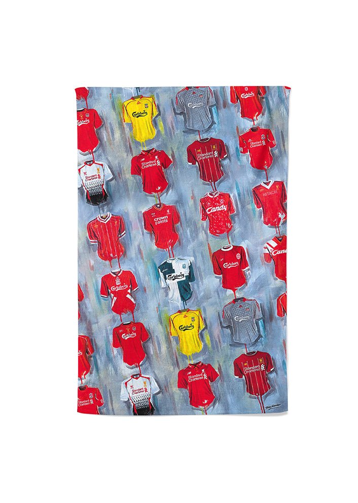 Liverpool Shirts - You'll Never Walk Alone Tea Towel - Terry Kneeshaw Art