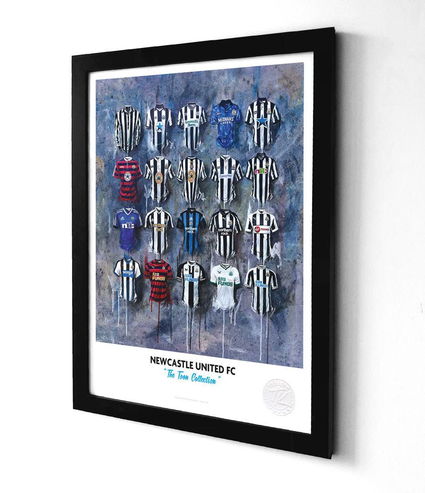 Newcastle 2022 Shirts A3 Print - Terry Kneeshaw Art