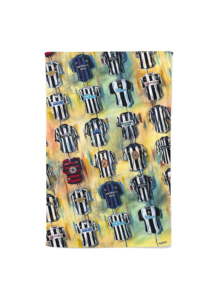 Newcastle Shirts - Tea Towel - Terry Kneeshaw Art