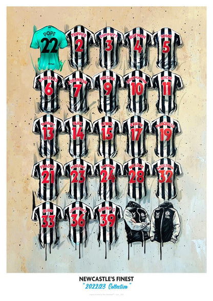 Newcastle's Finest - A2 Signed Limited Edition Prints - Terry Kneeshaw Art