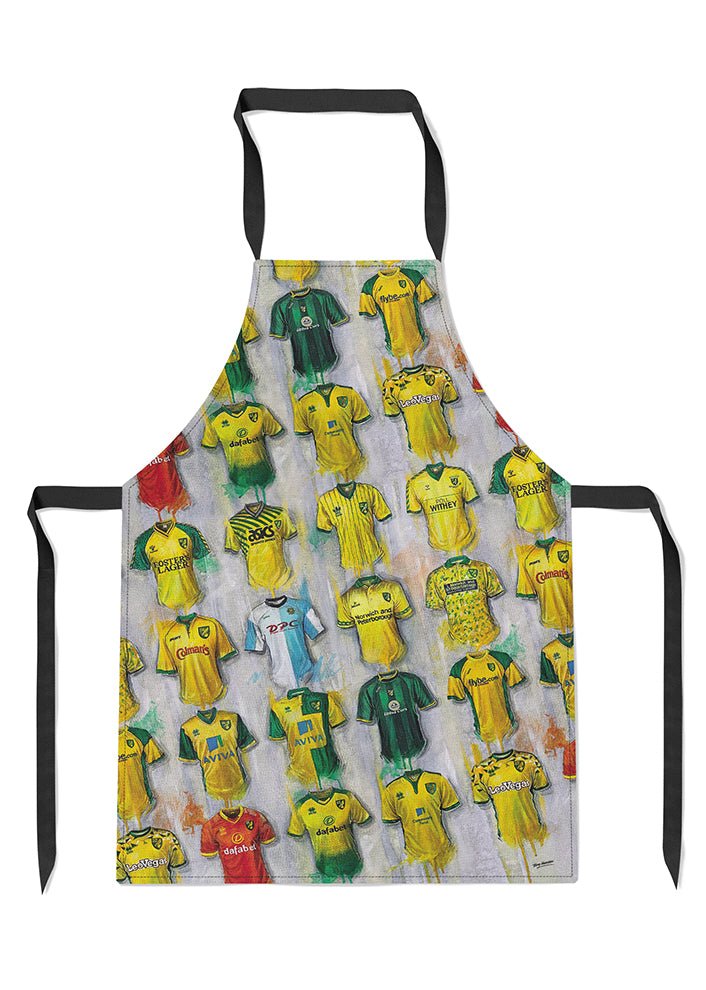 Norwich Shirts - A Canaries Collection Apron - Terry Kneeshaw Art