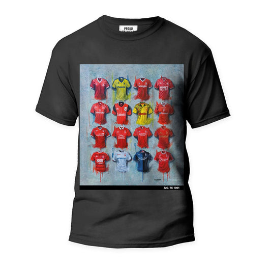 Nottingham Forest Shirt - A Tricky Trees Collection T Shirt - Terry Kneeshaw Art