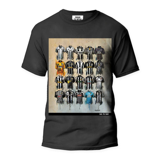 Notts County FC - A Magpies Collection T Shirt - Terry Kneeshaw Art