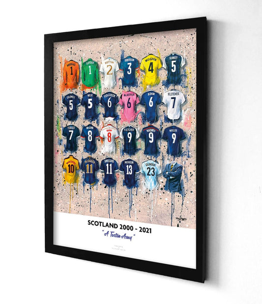 Scotland 2000 - 2021 - A Tartan Army - Terry Kneeshaw Art