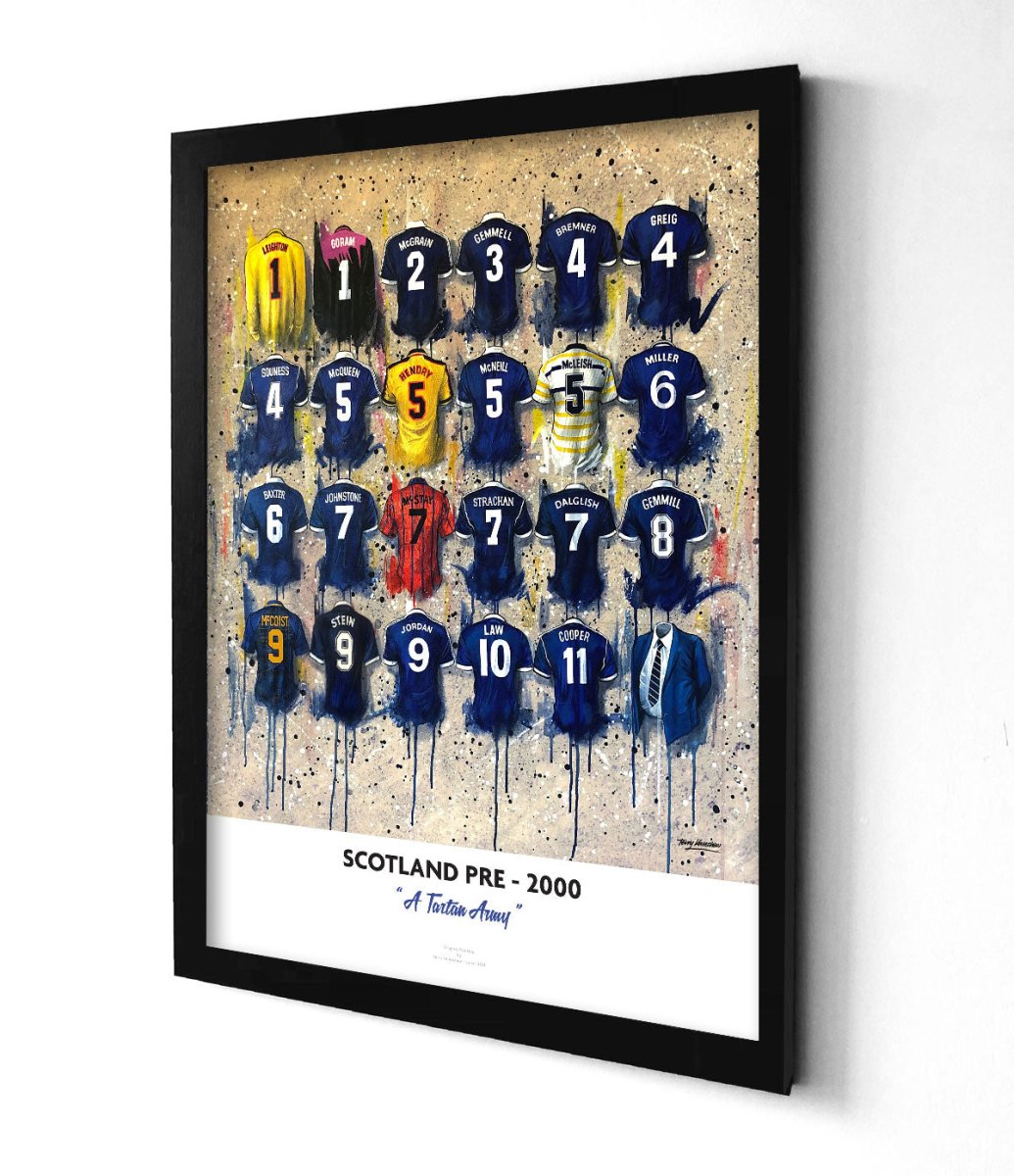 Scotland Pre - 2000 - A Tartan Army - Terry Kneeshaw Art