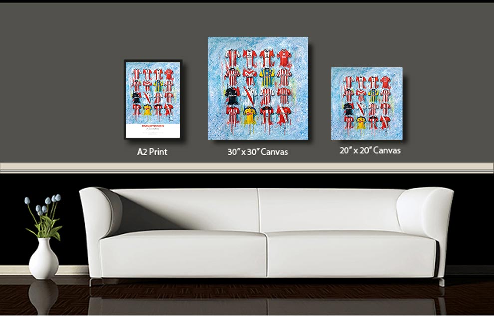 Southampton Shirts - 20x20 Canvas (Sale) - Terry Kneeshaw Art