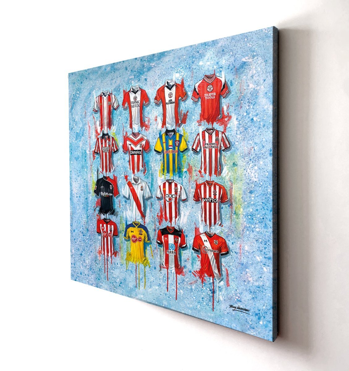 Southampton Shirts - 20x20 Canvas (Sale) - Terry Kneeshaw Art