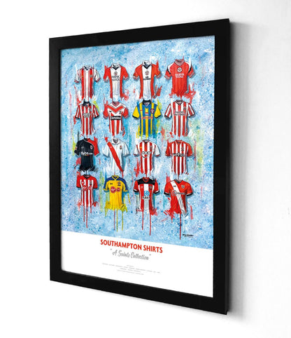 Southampton Shirts - A Saints Collection - Terry Kneeshaw Art