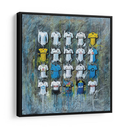 Spurs FC 2022 Shirts - The Hotspurs Collection - 20x20 Canvas - Terry Kneeshaw Art