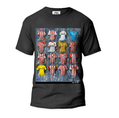 Sunderland FC Shirts - T Shirt - Terry Kneeshaw Art