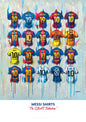 Messi - A Goat Collection A2 Signed Limited Edition Personalised Prints