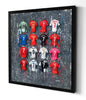 Ronaldo Shirts Collection 30x30 Canvas